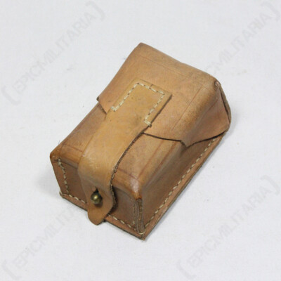 Original Serbian Army Leather Mag Pouch - Yugoslavian Mauser Ammo