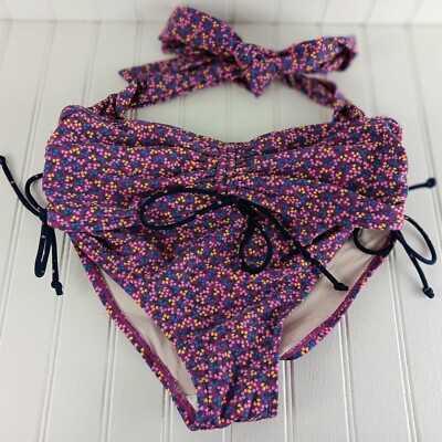 Matilda Jane Womens M Purple Take A Dip & Sunkissed Bikini 2pc Purple