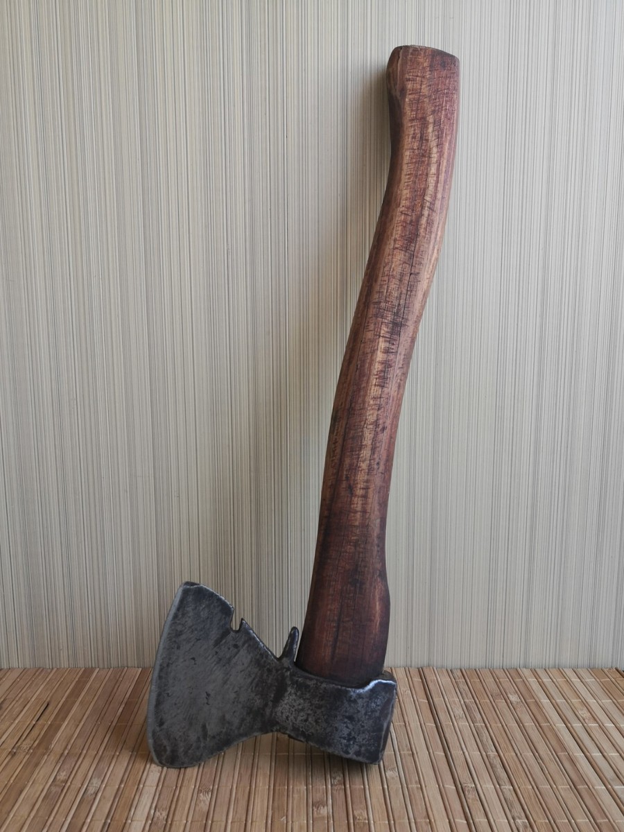 Vintage, sapper, sturdy, bearded, forged ax ZIK 1930s. old Vintage, sapper, sturdy, bearded, forged ax ZIK 1930s. old