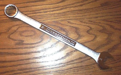 CRAFTSMAN RAISED LOGO SAE COMBINATION  WRENCH SELECT 1/4 TO  1-5/16''  