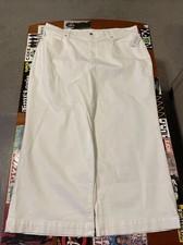 Lands End women s white stretch pants size 24W New With Tags