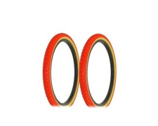 ALTALINE Bicycle TIRES 20" x 1.75 Red/Gum COMP III STYLE 2 TIRES BMX STYLE