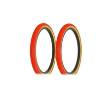 ALTALINE Bicycle TIRES 20" x 1.75 Red/Gum COMP III STYLE (2) TIRES BMX STYLE