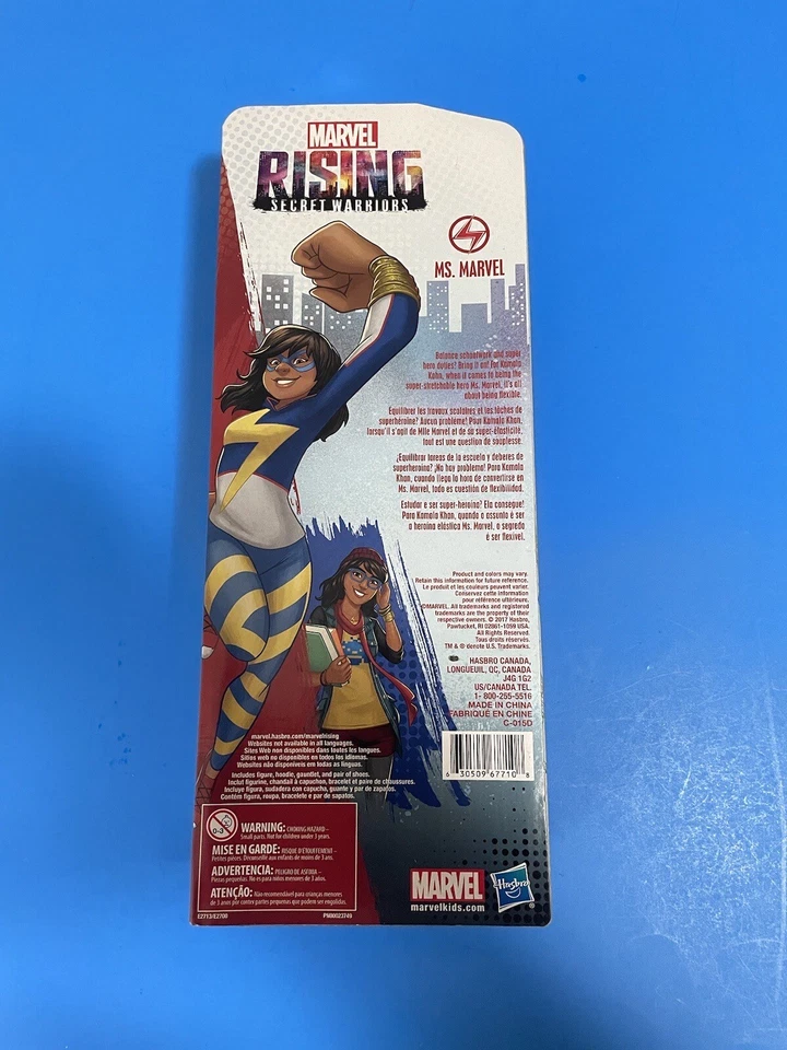 HASBRO MARVEL RISING SECRET WARRIORS MS.MARVEL FIGURE 2017 NEW. - Image 4 of 4