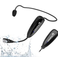 KIMAFUN Headset Wireless Microphone System, No Need Bluetooth, Waterproof G100-1
