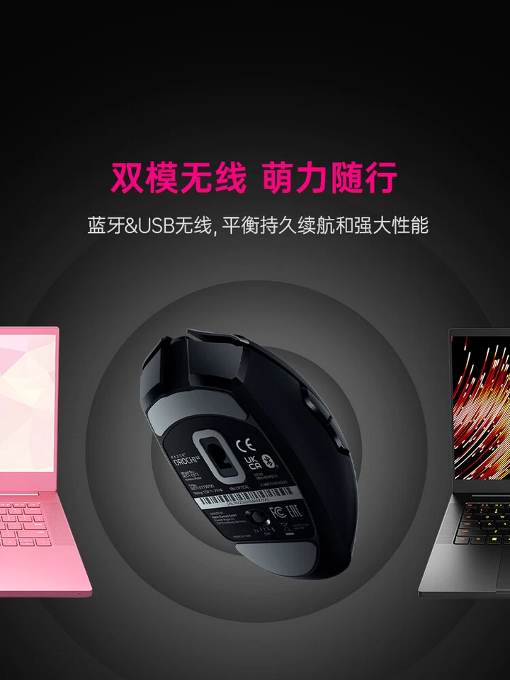 NEW!! Razer x Sanrio Characters Kuromi Orochi V2 Wireless BT Mouse - Image 3 of 4