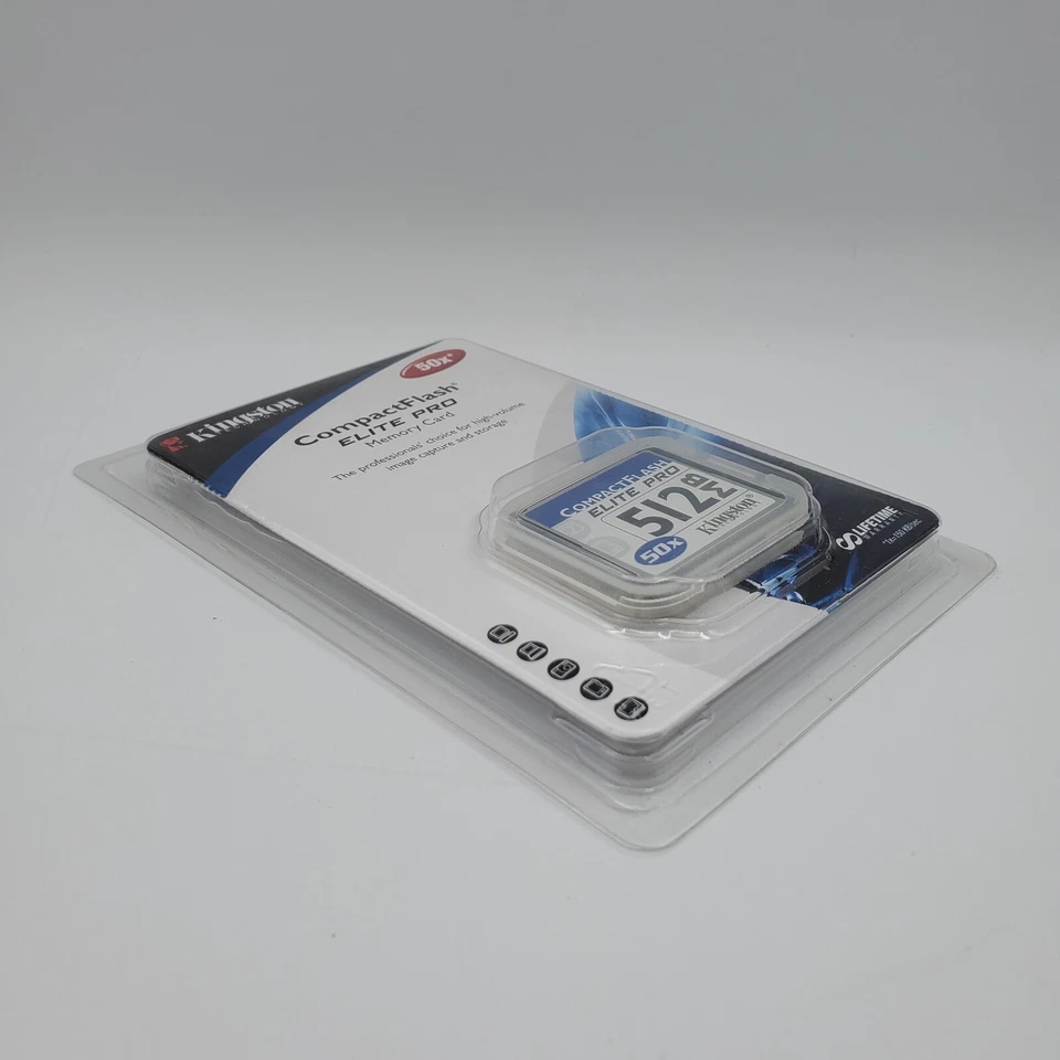 Kingston Elite Pro 512MB 50x - CompactFlash Card - CF/512-S NEW/SEALED - Image 3 of 4