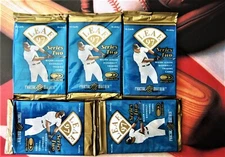 5 PACKS 1997 LEAF Baseball Series 2 Sealed HOBBY Jackie Robinson ? Gold Stars ?