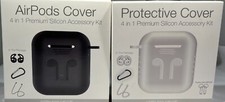 Airpods Earbuds Protective Cover 4 in 1 Premium Silicon Kit - CHOOSE COLOR