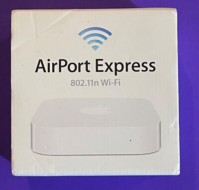 Genuine Apple A1392 MC414LL/A  AirPort Express Wireless Router White IOB