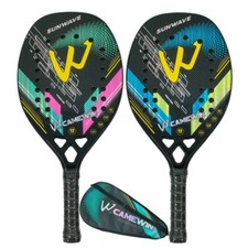 CAMEWIN 3k Beach tennis racquet Adult Carbon fiber rough surface Tennis racket