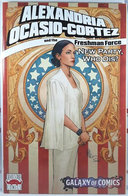    ALEXANDRIA OCASIO CORTEZ #1 GALAXY OF COMICS VARIANT AOC NYC Zohran Mamdani