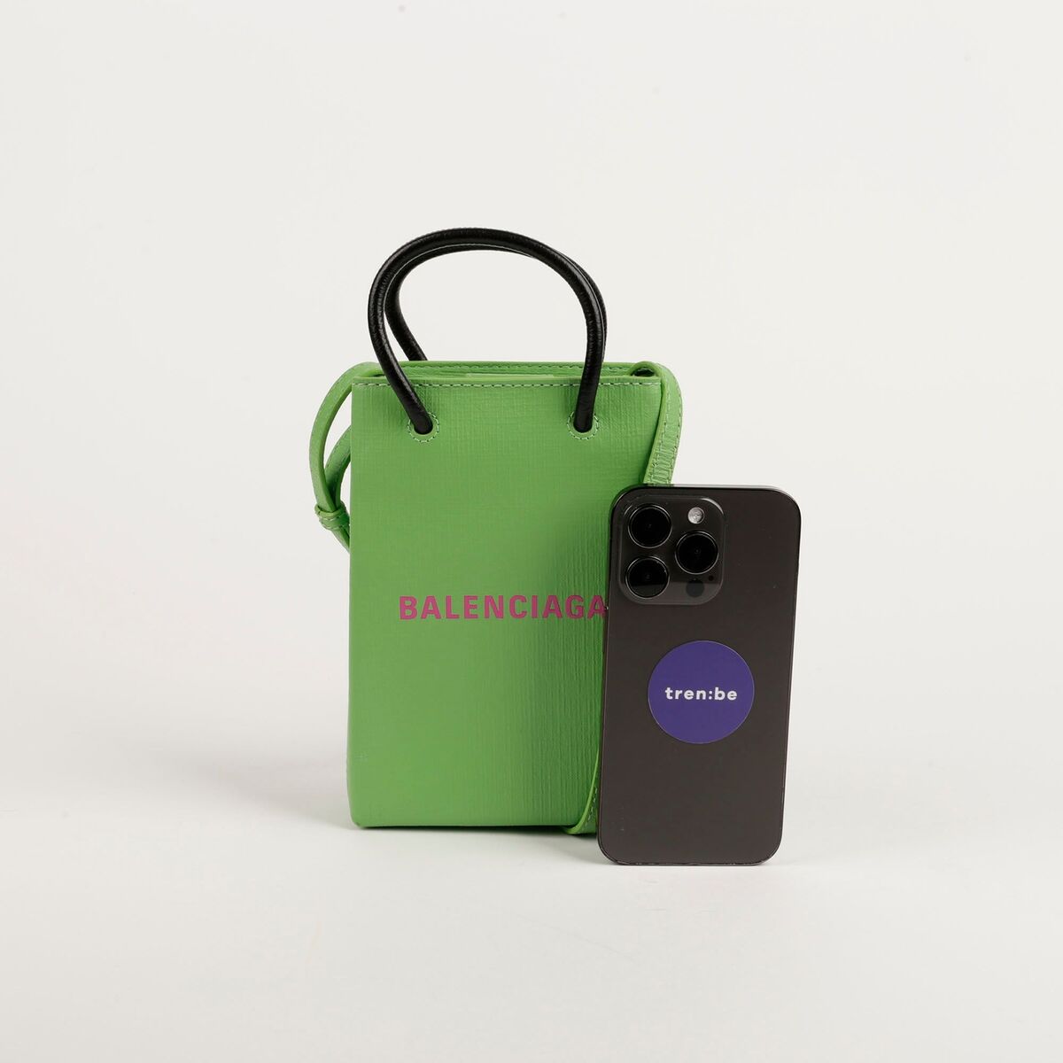 Balenciaga Mini Shopping Phone Holder Crossbody Bag 593826 Balenciaga Mini Shopping Phone Holder Crossbody Bag 593826