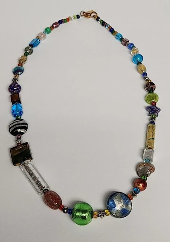 ANTICA MURRINA NECKLACE MULTICOLOR MURANO GLASS