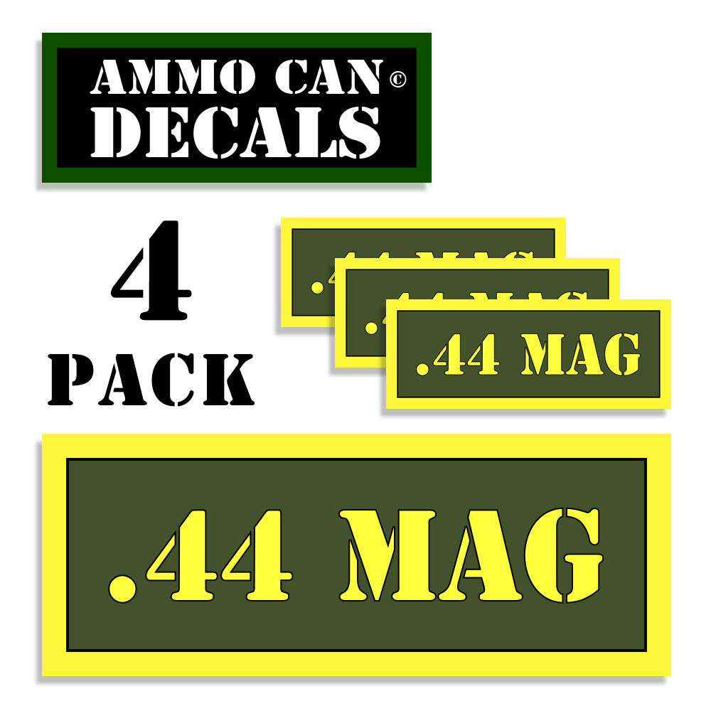 Dallas Mall 44 MAG Ammo Can NEW before selling 4x Labels 3