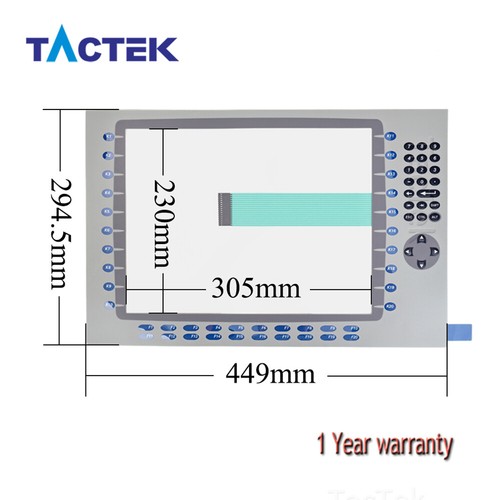 Teclado de membrana para botón de interruptor 2711P-K15C6A2 2711P-K15C6B1 2711P-K15C6B2 - Imagen 2 de 3