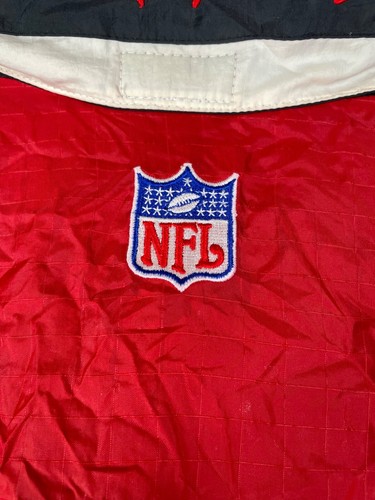 Vintage 90s Tampa Bay Buccaneers windbreaker Jacket Size NFL Full Zip Hood sz L - Picture 6 of 16