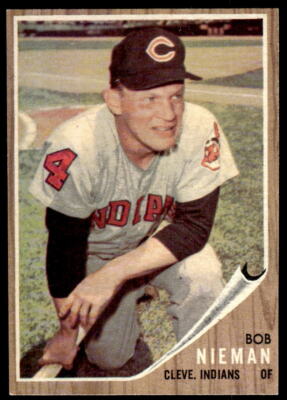 Bob Nieman 1962 Topps #182a Cleveland Indians