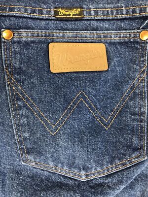 Vintage 90s Wrangler Men's Size 54x32 Western Denim Jeans Made In
