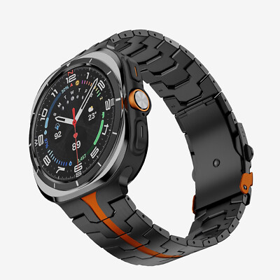 Rugged Titanium Metal Strap Band Replacement for Samsung Galaxy Watch Ultra 47mm