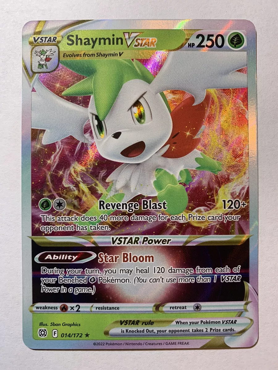 Shaymin V STAR 014/172 Ultra Rare Pokemon Card Brilliant Stars Naer Mi