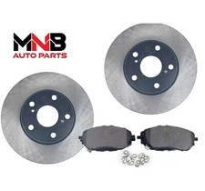 COPPIA DISCHI FRENO ANTERIORI E PASTIGLIE FRENO ADATTI A TOYOTA COROLLA BERLINA 2013-2018 E180