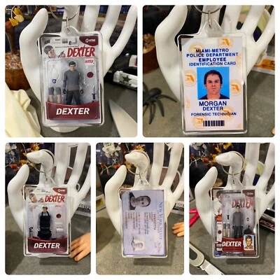 Dexter Morgan & Jim Lindsay keychains - CHOOSE 1 or more - Perfect GIFT for fans