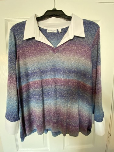Kim Rogers sweater shirt combo size 3X 