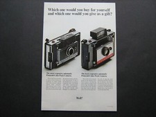 "1966 Polaroid Color Pack Camera's" nice vintage '66 ad from private collection