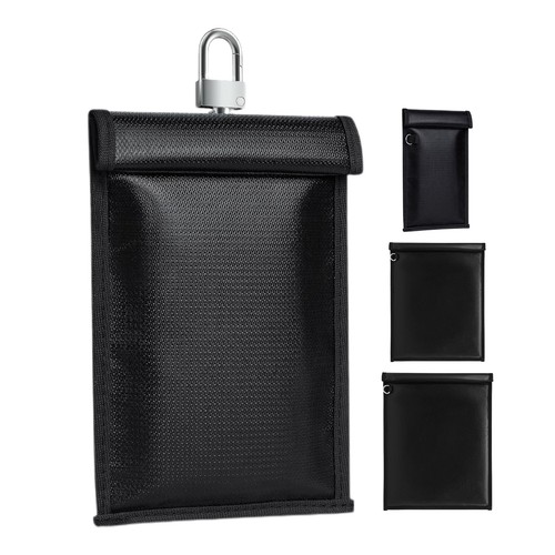 RFID Signal Blocking Pouch Cell Phone Wallet Shielding Blocker Pouch Faraday Bag
