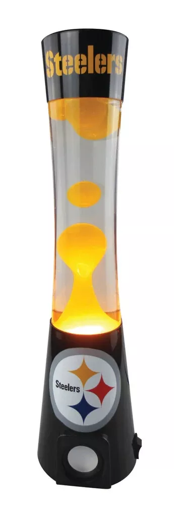 Pittsburgh Steelers Lava Lamp with Bluetooth Speaker