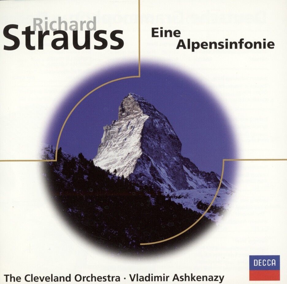 R STRAUSS Eine Alpensinfonie / Vladimir Ashkenazy - Cleveland Orch