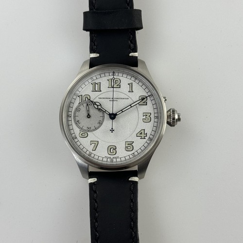 48mm Military Vacheron Constantin Watch Chronograph In New Modern Wrist Case - Picture 5 of 12