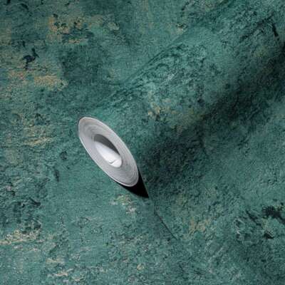 EUR 4,22/qm / Tapete A.S. Creation 38823-5 Betonoptik Industrial Türkis Gold