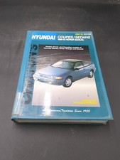 1986 Hyundai Elantra Excel Scoupe Sonata Repair Shop Service Chilton Manual