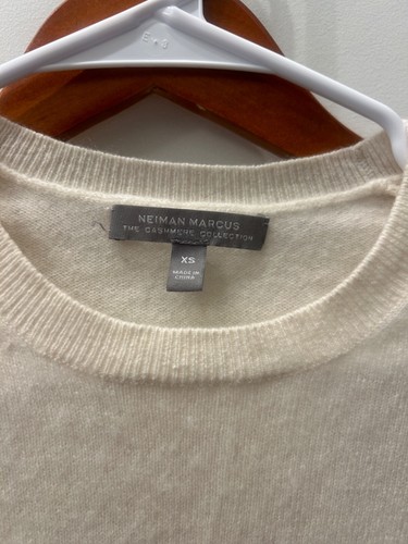 SOFT ! Pull ivoire collection cachemire Neiman Marcus XS - Photo 2/5
