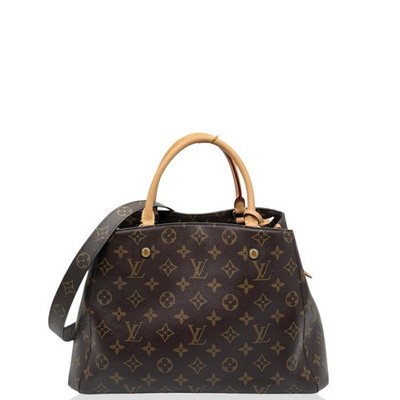 Louis Vuitton Montaigne Mm Brown Monogram (jt1231o4)