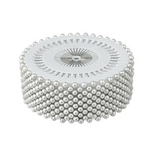 GBSTORE 480pcs White Decorative 3mm Round Manmade Pearl Head Corsage Sewing P...