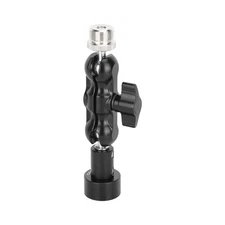 Mini Ball Head Mount Microphone Clamp with 5/8"-27 Male and Female Adapter - ...