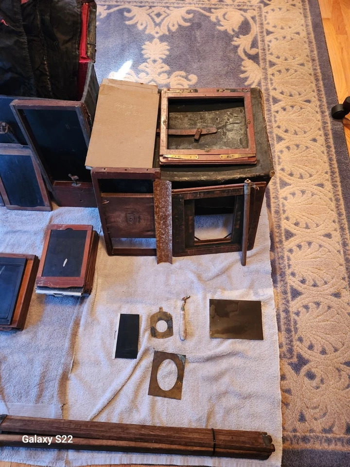 Cámara antigua Voigtland y John Wien de 1800 Foto 3 de 4