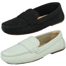 Ladies Clarks Casual Slip On Moccasins *C Mocc*