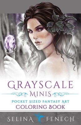 Grayscale Minis - Pocket Sized Fantasy Art Coloring Book | Selina Fenech | Buch