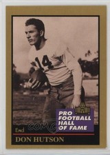 1991 Enor Pro Football Hall of Fame Don Hutson #71 HOF