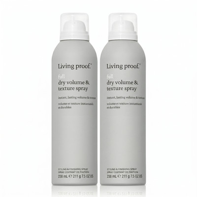 Living Proof Full Dry Volume & Texture Spray 7.5 Oz (Pack of 2)