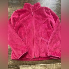 Girls Children s Place Pink Fleece Zip-Up Jacket Size 7/8
