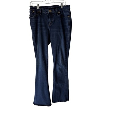 Rock & Republic Jeans Womens 12 Medium Blue Kendra Curvy Bootcut Stretch Denim