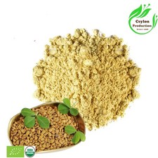 Image of Fenugreek seeds ground Powder Dried Organic Trigonella foenum-graecum herbal