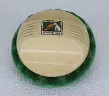 HIS MASTER'S VOICE pulitore lastre velluto RECORD DUSTER -rotondo- lastra gommalacca T051