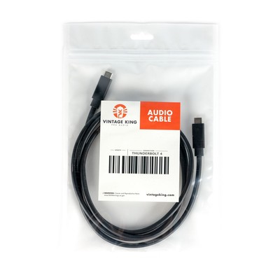 Vintage King Audio Thunderbolt 4 Cable - 5'