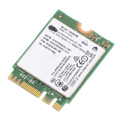 Laptop Wifi Card 1200Mbps High Speed 2.4G 5G Dual Band BT 4.2 AC NGFF Network CB - Afbeelding 2 van 23